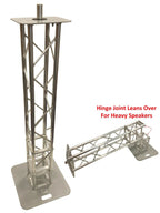 5ft DJ Lighting Aluminum 8x8" Truss Light Weight Dual Totem System/Speaker Mount