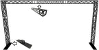 SQUARE BLACK BOX TRUSS GOAL POST ARCH KIT 19.7FT Width Mobile Portable DJ Lighting System Metal Arch