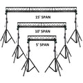 15' Wide Crank Triangular Trussing Mobile DJ Lighting Truss System Triangle