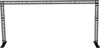 Black Square Metal Arch Truss 26 Ft. Width 10.8 ft. Height Portable DJ Lighting System Mobile Simple Bolt Connections