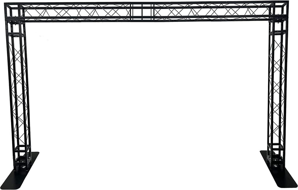 BLACK TRUSS ARCH KIT 14.5 FT Width 7 FT Height Mobile Portable DJ Lighting System Metal Arch Black Square Metal Trussing! Simple Bolt Connections!