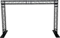 BLACK TRUSS ARCH KIT 14.5 FT Width 7 FT Height Mobile Portable DJ Lighting System Metal Arch Black Square Metal Trussing! Simple Bolt Connections!