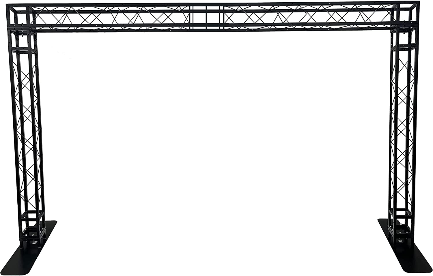 BLACK TRUSS ARCH KIT 14.5 FT Width 7 FT Height Mobile Portable DJ Lighting System Metal Arch Black Square Metal Trussing! Simple Bolt Connections!