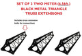 Three LK-ARCH1 6.56' (2M) Wide Triangular Trussing Mobile DJ Lighting Bolt Truss System Truss