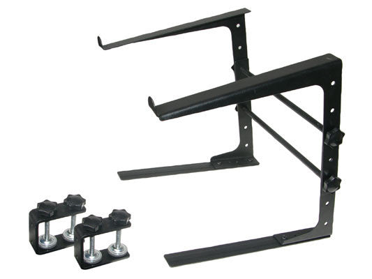 LK-LMS0 PA Mixer Studio Laptop Computer Table Top DJ Rack Stand Mount Clamp Case L Gear