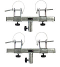 Two (2) Triangle or Square Truss Adapter Bracket Tripod Crank Light Stand Bar
