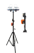 LK-T15 DJ Pro Lighting 10 Foot Crank Light Stand & Square Truss T-Bar Adapter