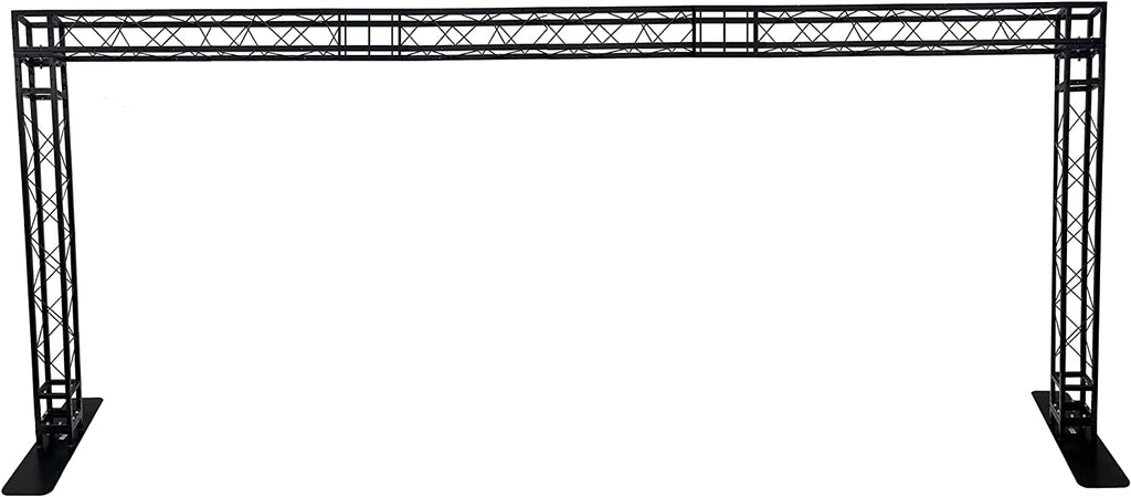 BLACK TRUSS ARCH KIT 19.7 FT Width Mobile Portable DJ Lighting System Metal Arch