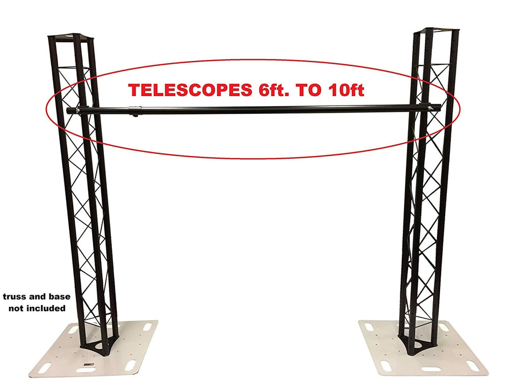 EXT-10 Truss Support Bar Telescoping Extends From 6'-10' Fits 1.5" or 2" Trussing