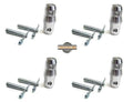 Lot of 4 Double Ended Conical Coupler for Square Aluminum trusses