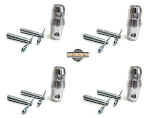 Lot of 4 Double Ended Conical Coupler for Square Aluminum trusses