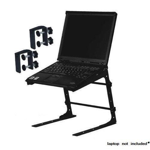 LK-LMS0 PA Mixer Studio Laptop Computer Table Top DJ Rack Stand Mount Clamp Case L Gear