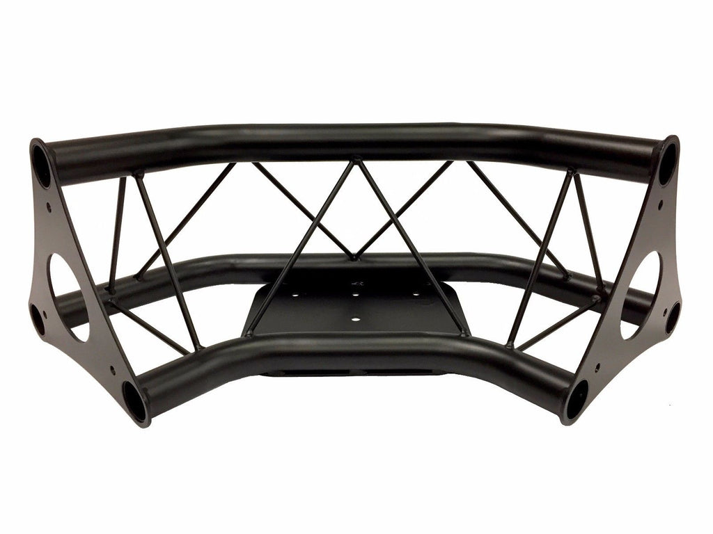3 Way Triangle Truss Corner Black Metal DJ Lighting PA Trussing Bolted System