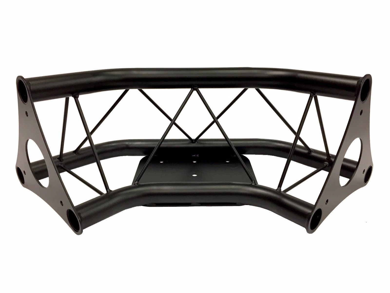 3 Way Triangle Truss Corner Black Metal DJ Lighting PA Trussing Bolted System