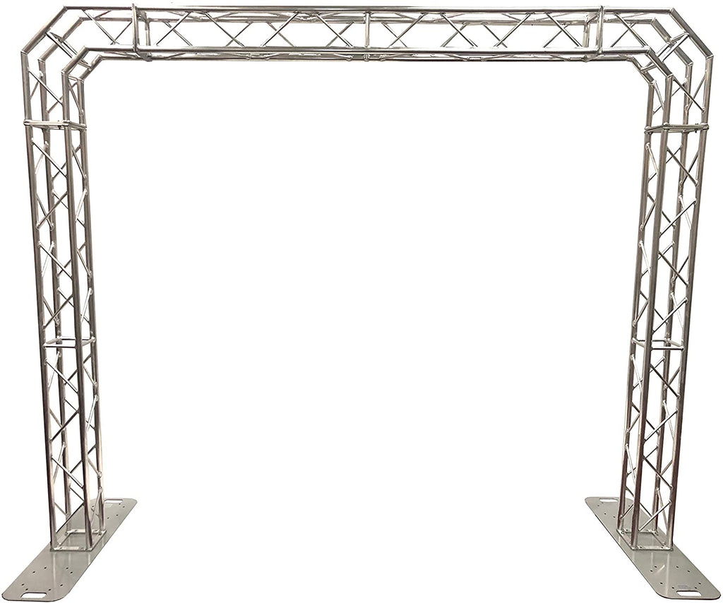 Aluminum Truss Arch Kit 9.7ft Wide 8.1ft High Portable DJ Lighting System Bolts