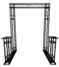 Double TRUSS ARCH KIT 8 FT Height Mobile Portable DJ Lighting System Metal Arch