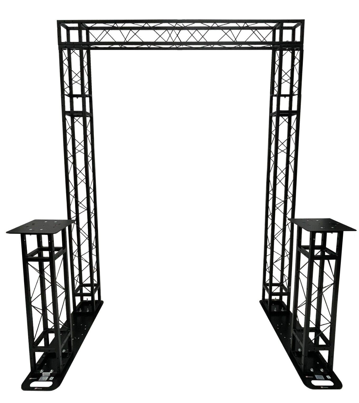 Double TRUSS ARCH KIT 8 FT Height Mobile Portable DJ Lighting System Metal Arch