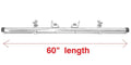 60" Plasma Mount Aluminum Pole With 2" Aluminum Clamps