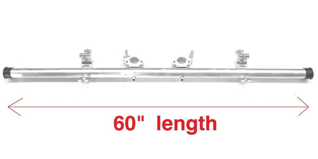 60" Plasma Mount Aluminum Pole With 2" Aluminum Clamps