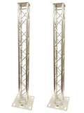 (2) 9.84 ft DJ Lighting Aluminum Truss Light Weight Dual Totem System Moving Head