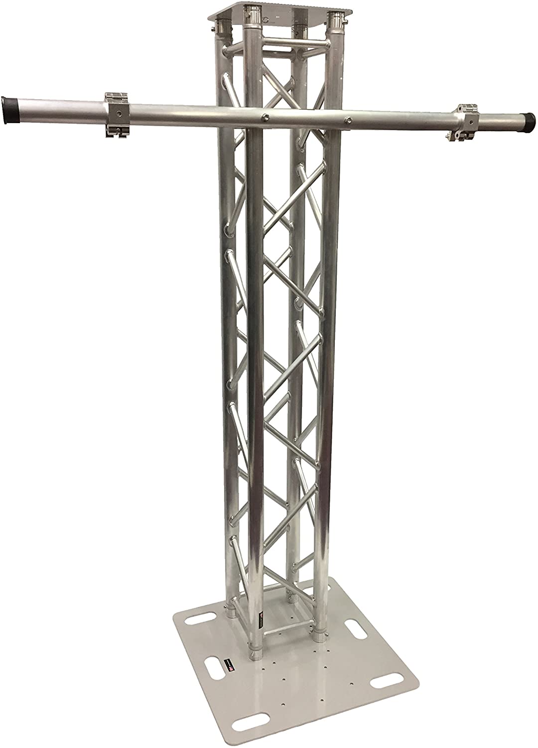 6.56FT 2 Meter Aluminum Plasma TV Mount Stand Stage/Club DJ Lighting Truss Tower Totem