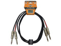 LK-1/4TS to 1/4S 6FT Premium Metal Dual 1/4"-Dual 1/4" 100% Copper Cable Shielded