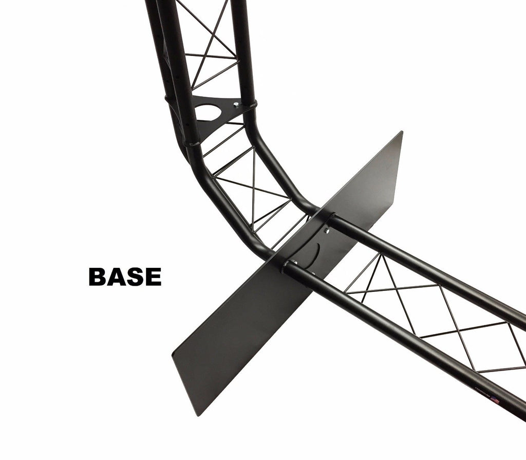 Black Truss Arch Oval Kit 13' Width Mobile Portable DJ Lighting System Metal