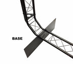 Black Truss Arch Oval Kit 13' Width Mobile Portable DJ Lighting System Metal