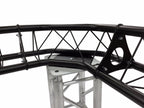 3 Way Triangle Truss Corner Black Metal DJ Lighting PA Trussing Bolted System