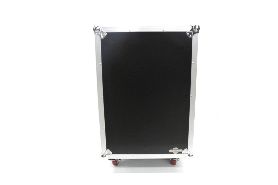 3LTM16UC-D18 Sixteen U Three Lid Flight Case With Adjustable Top Rails