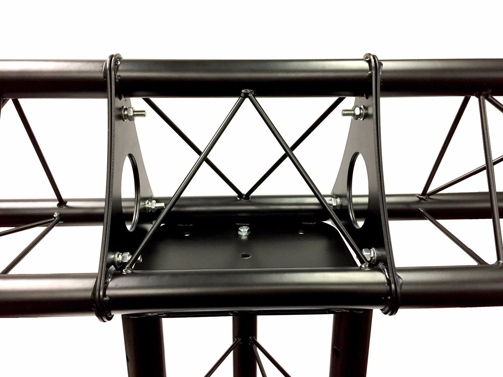 3 Way Triangle Truss T Adapter Black Metal DJ Lighting PA Trussing Bolted System