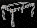 15.12ft x 8.5ft x 7.5ft Exhibition Module Tradeshow Square Booth Truss Display System Package