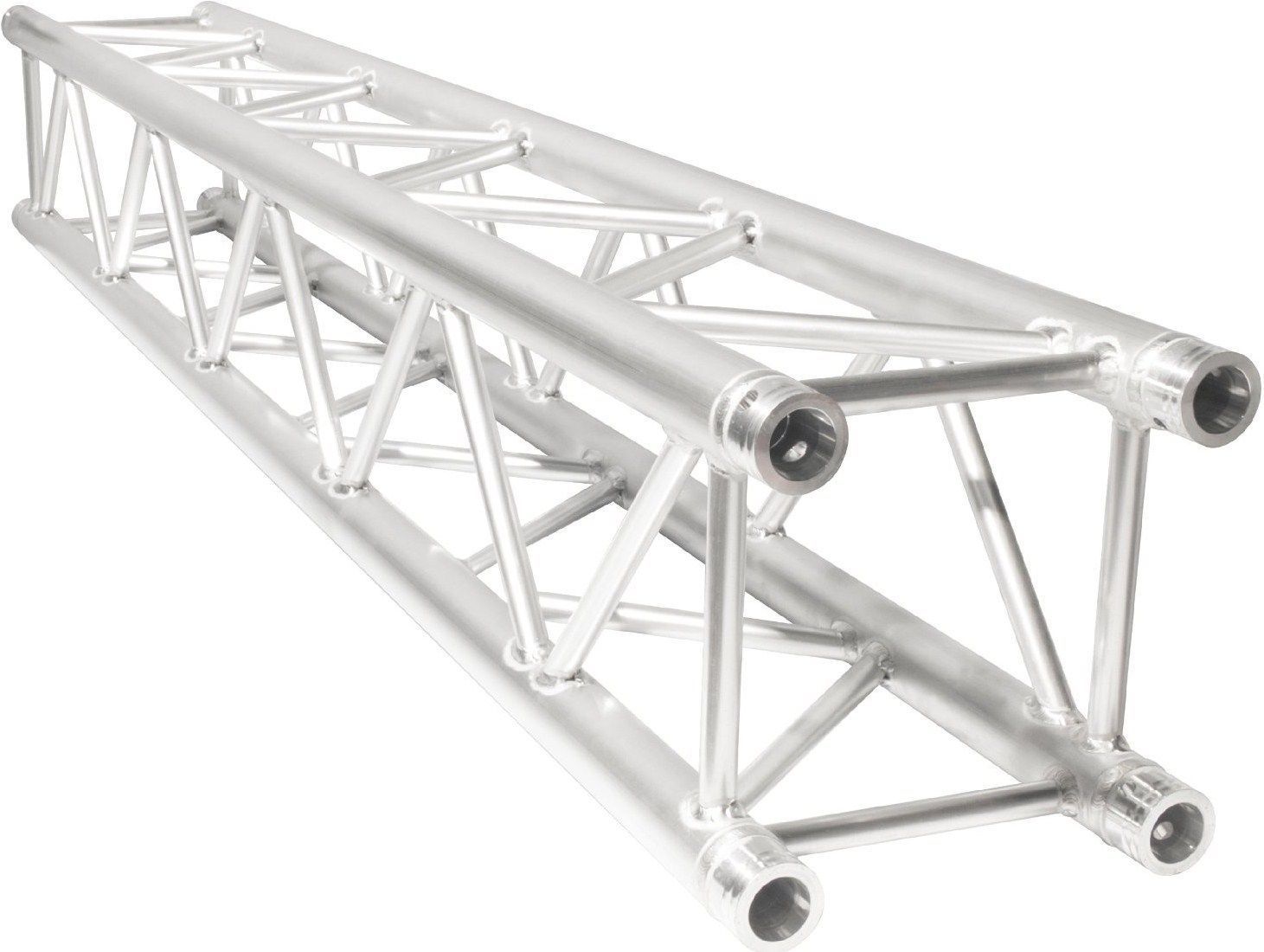 Two 14' Crank Up Stands With Four 6.56' Square Aluminum Truss Segments Package