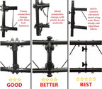 LK-XC15 15' Crank Up DJ Light Stand Heavy Duty Truss LED Lighting System 11.6' Height