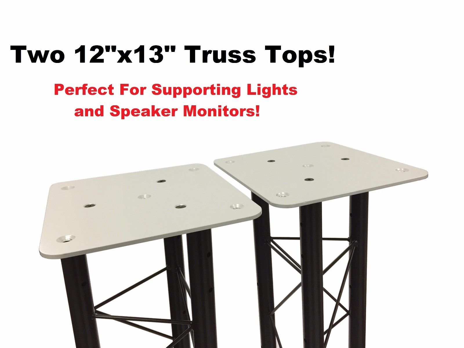 5 FT Dual Triangle Stage/Club DJ Lighting Truss Tower Totem System Single Base