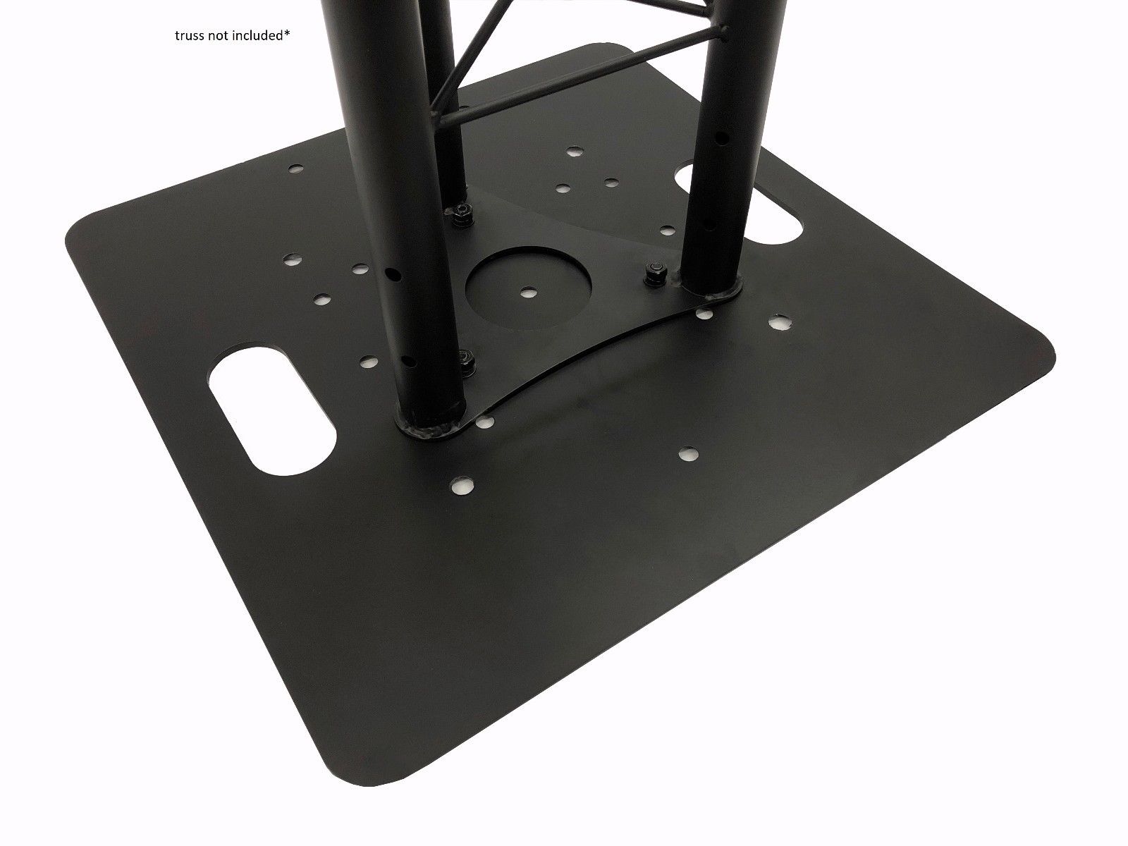 LK-5050 Black 20"x20" Base Plate For Square, Triangle, or Linear Lighting Truss