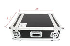 2L4U-D18 Four U Two Lid Flight Case