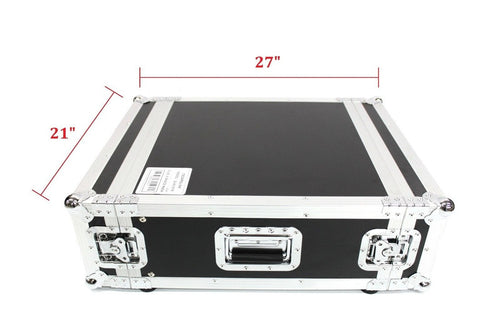 2L4U-D18 Four U Two Lid Flight Case
