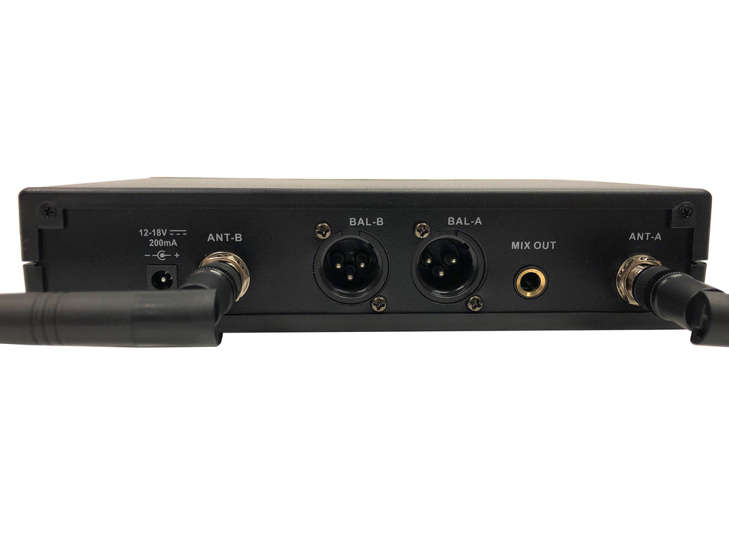 MIU-1000 Professional Dual UHF Wireless Microphone System