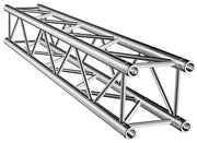 Two 11.6' Crank Up Stands With Two 6.56' Square Aluminum Truss Segments Package