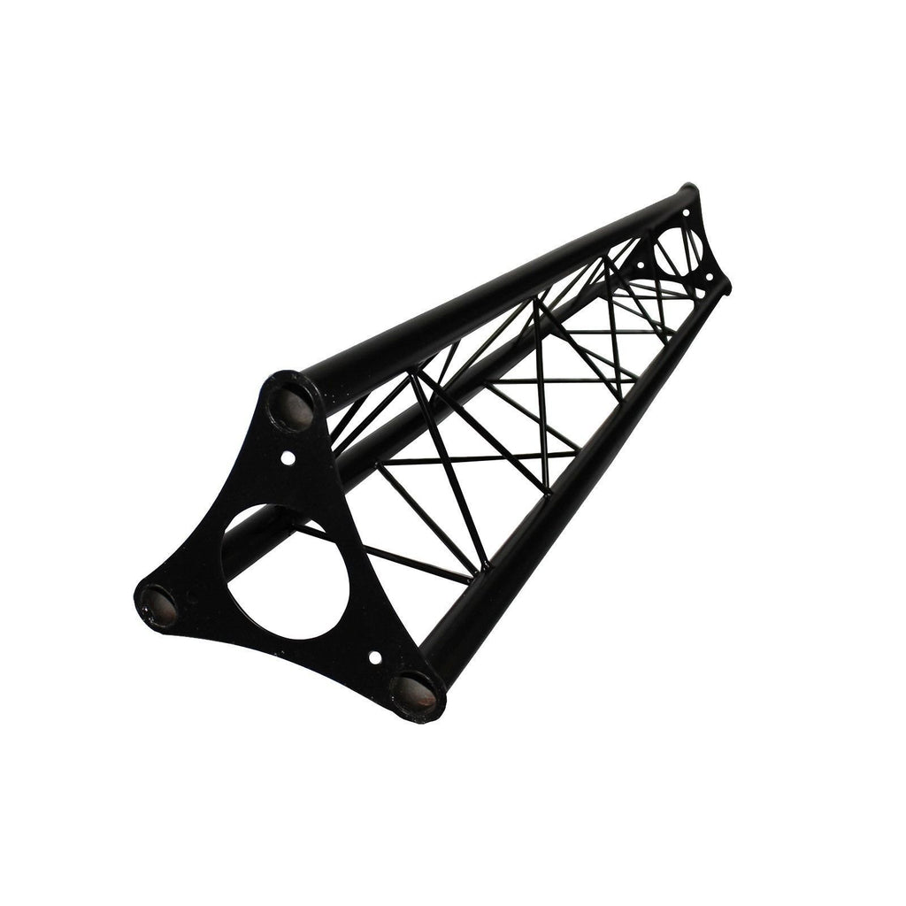 Two (2) Totem 2m 6.56ft Black Triangle Metal Truss Tower + Base Vertical System