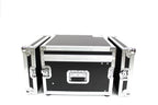 3LTM6U-D18 Six U Three Lid Flight Case With Adjustable Top Rails