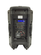 LK-12ABM 12" 2 Way Amplified Loudspeaker With BlueTooth and Wireless Mic Set