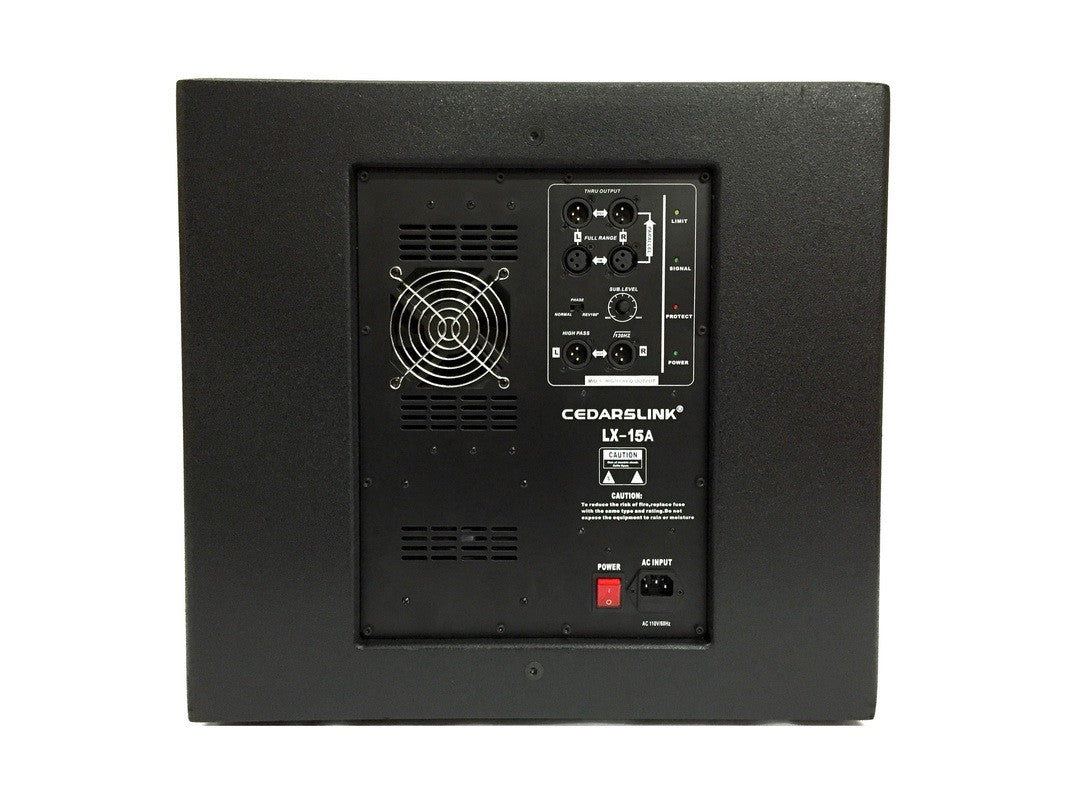 LX-15A 15" Active Subwoofer Station