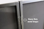BEAST-4B DJ Event Facade Black Scrim Metal Frame Booth + Travel Bag Case