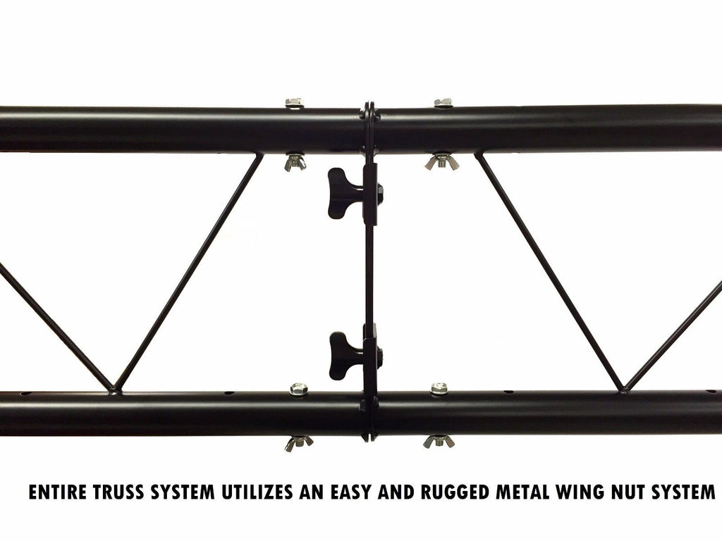 LK-XC15 15' Crank Up DJ Light Stand Heavy Duty Truss LED Lighting System 11.6' Height