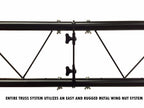 LK-XC15 15' Crank Up DJ Light Stand Heavy Duty Truss LED Lighting System 11.6' Height