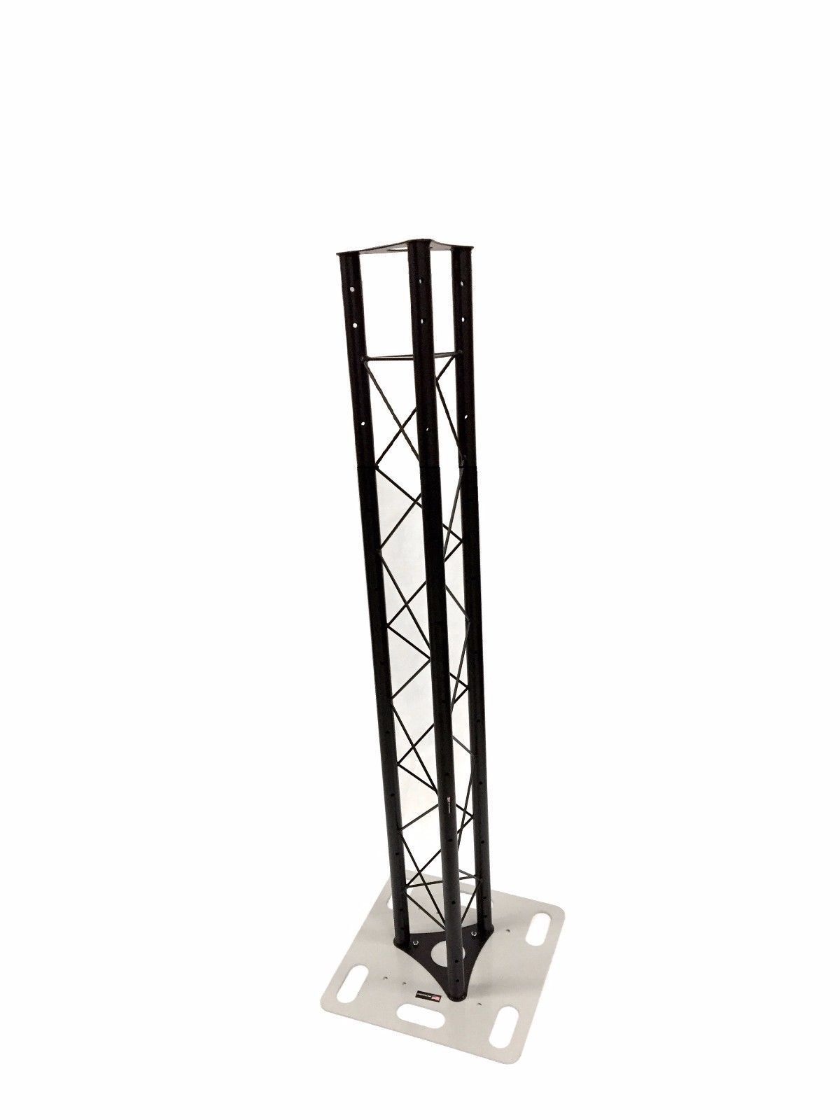 Black Truss Arch Kit Rounded 9.7 ft. Height Mobile Portable DJ Lighting System Metal Bolts