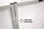 BEAST-4W DJ Event Facade White Scrim Metal Frame Booth + Travel Bag Case