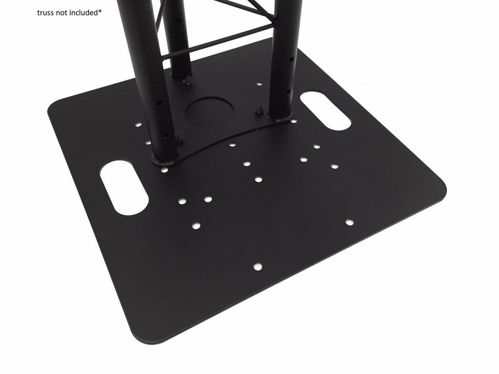 LK-5050 Black 20"x20" Base Plate For Square, Triangle, or Linear Lighting Truss